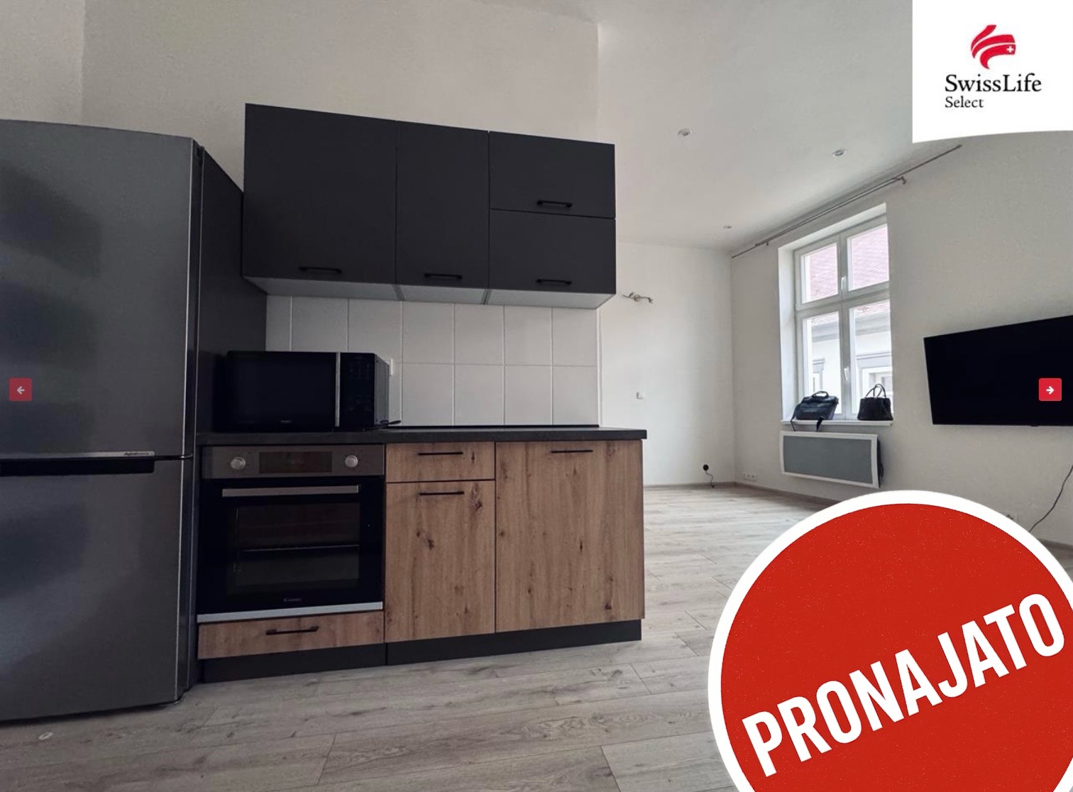 Pronájem bytu 1+kk, 41 m², Klostermannova, Chomutov