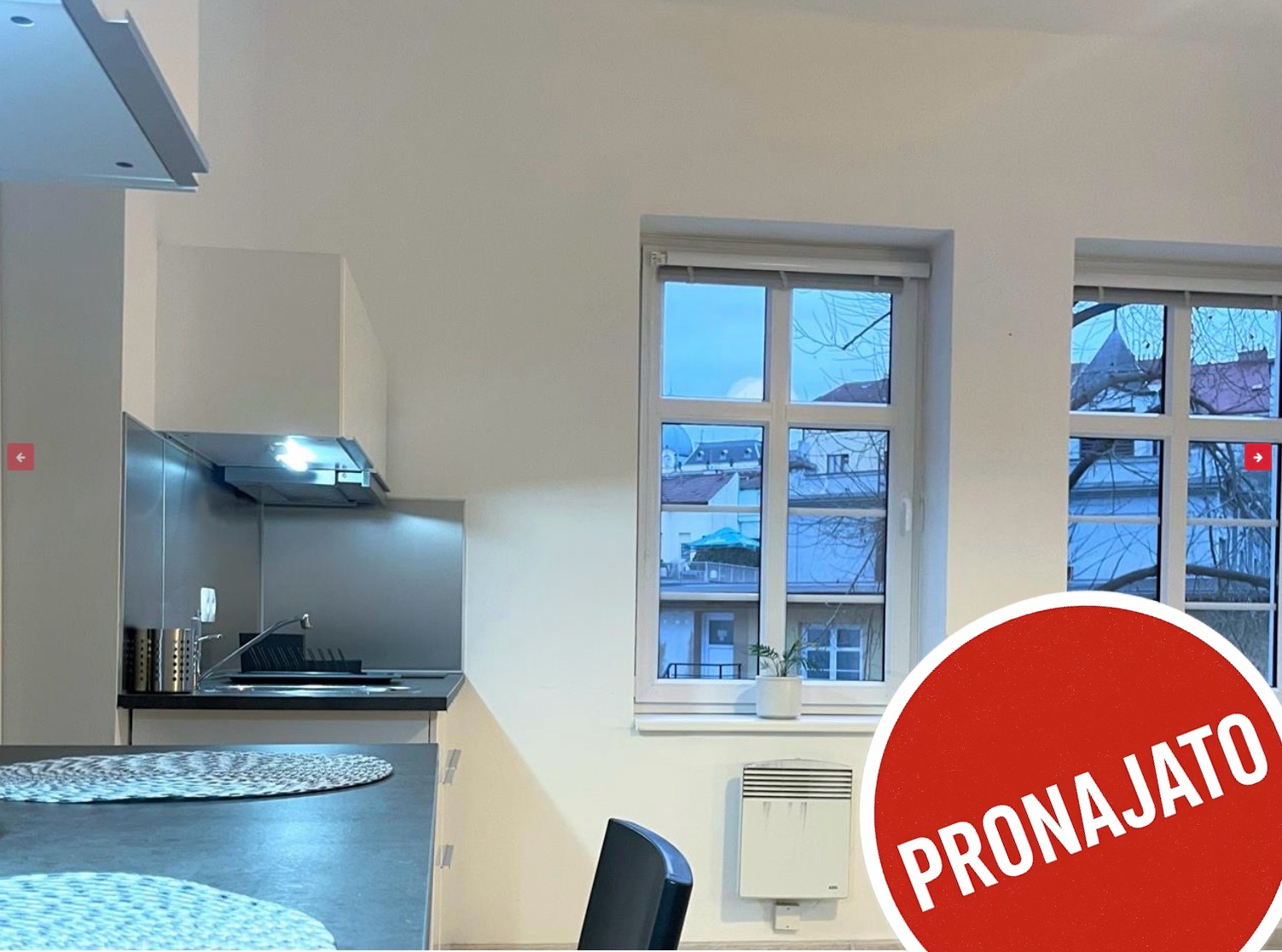 Pronájem bytu 1+kk, 41 m², Roháčova, Praha