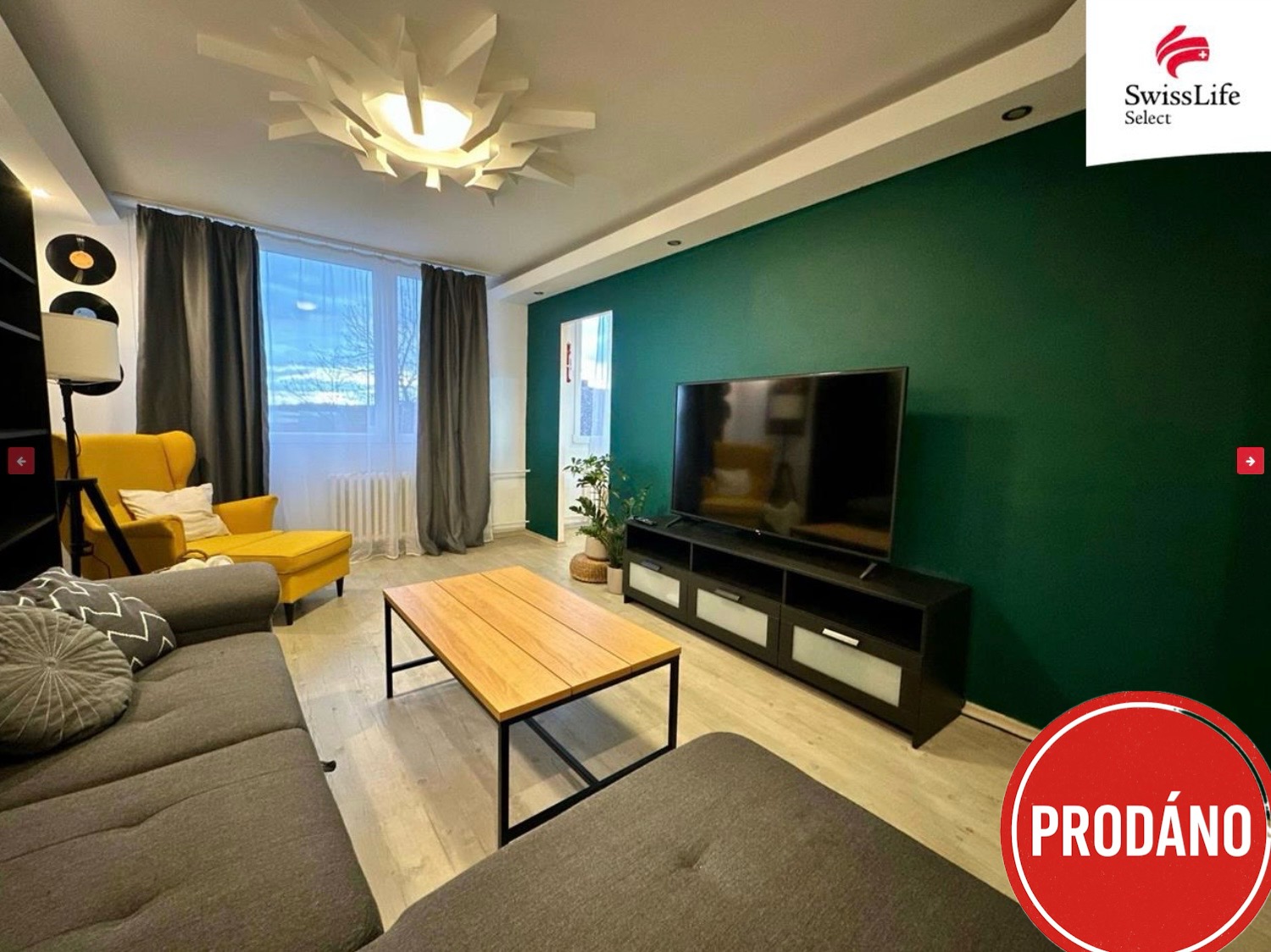 Prodej bytu 2+1, 54 m², Zemská, Teplice