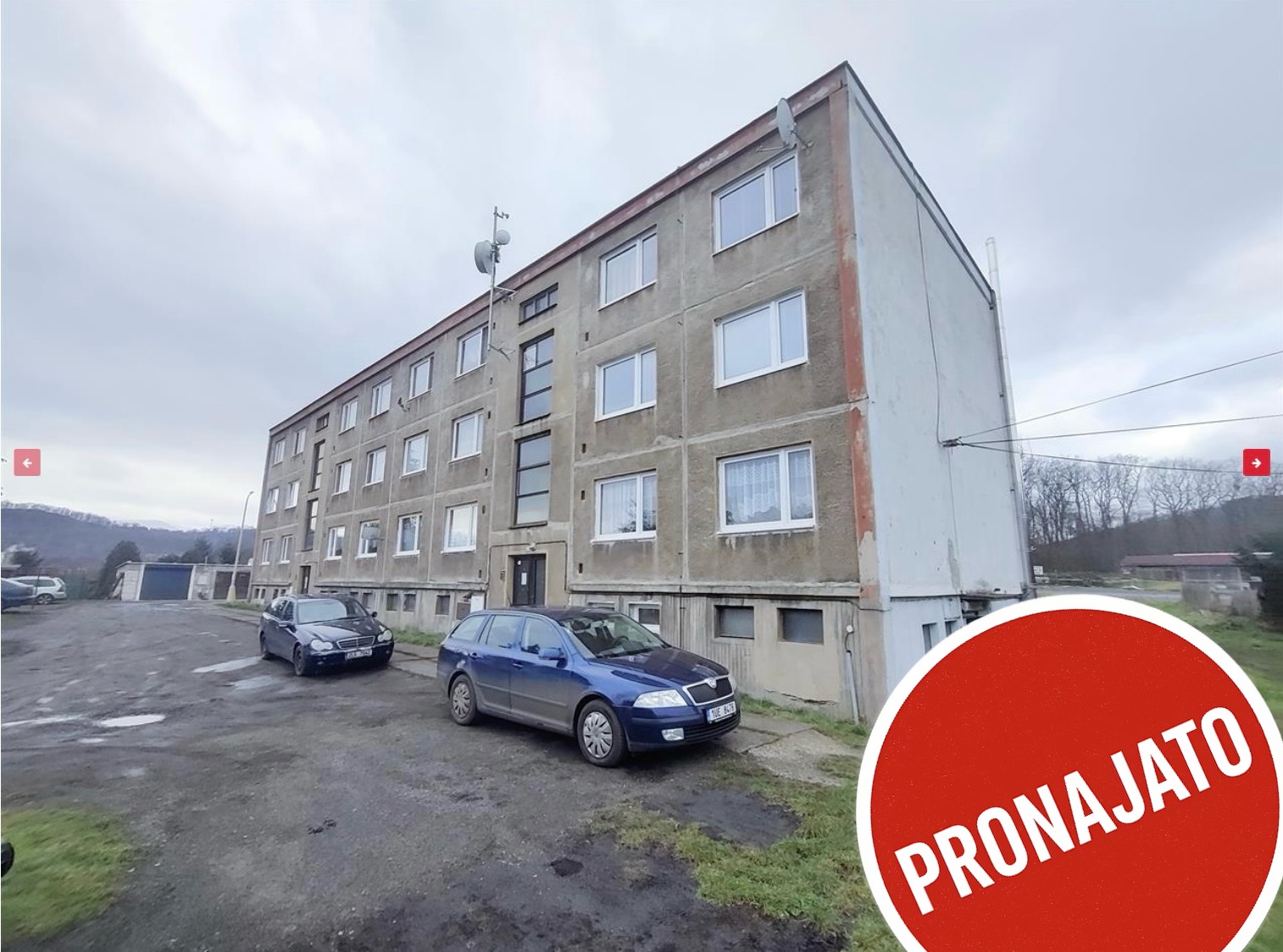 Pronájem bytu 2+1, 48 m², Rtyně nad Bílinou